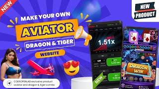 New Build Your EXCLUSIVE Aviator Game ️ + Dragon & Tiger  | Create Your Own Game Website! 