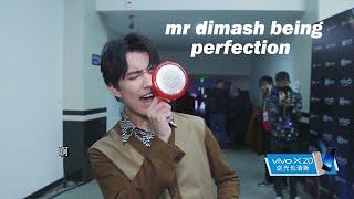 Mr. Dimash being perfect