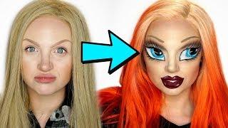 Bratz Doll Makeup Challenge (With an SFX Twist)