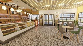 Bakery 3d Architectural Animation | Restaurant Animation | Café Design | Coffee shop | Lumion 10