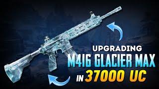 37000 UC CRATE OPENING || MAXING M416 GLACIER SKIN ||