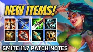8 CLASSIC ITEMS ARE RETURNING! SMITE 11.7 PATCH NOTES REVIEW