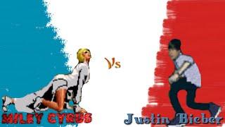 Mugen Battles ep 7 Miley Cyrus vs Justin Bieber