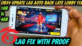 Free Fire Auto Back Fix Ob39 Update | Ob 39 Update Lag Fix | Ff Max Lag Fix | Lag Fix 1GB To 4Gb