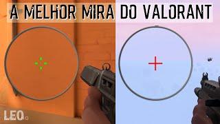 COMO CONFIGURAR A MELHOR MIRA / CROSSHAIR DO VALORANT - NÍVEL INICIANTE A AVANÇADO