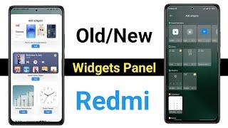 How to get old & new widgets panel on any redmi/Xiaomi mobile | miui 14 widgets