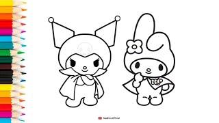 KUROMI AND MY MELODY | COLORING PAGES FOR KIDS #20