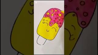 Satisfying ice cream Coloring   #shorts  #satisfying #trending #arts #drawing