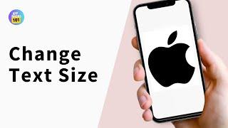 How To Change Text Size On iPhone#shorts