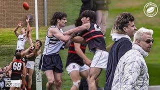 Xavier College v Caulfield Grammar got WILD!! | School Footy Throwback