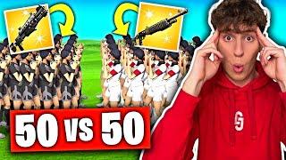 50 TACTICAL vs 50 SPAZ w Fortnite