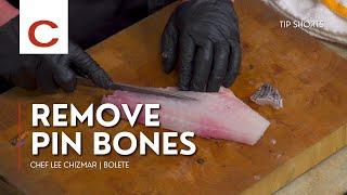 Remove Pin Bones | Chef Lee Chizmar | Tips #shorts