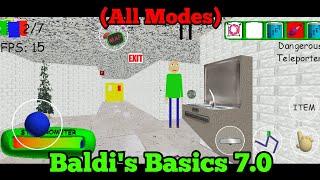 Baldi's Basics 7.0 Android (All Modes) - Normal, Easy, Hard, Extreme and Peaceful