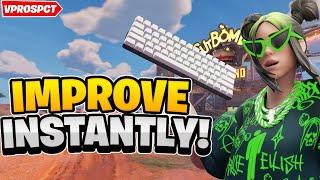 How To IMPROVE FAST on Keyboard And Mouse! (Fortnite)