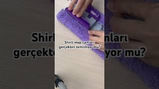 Shirli mop camları gerçekten pırıl pırıl temizliyor mu? #asmr #temizlik #sihirlimop #trending