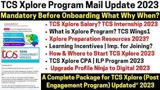 All About TCS Xplore Program 2023 Digital Upgrade TCS Xplore CPA IPA ILP Program Preparation Joining