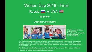 The Wuhan Cup 2019 Final Russia vs USA 96 Boards