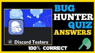 Discord Testers Quiz | Bug Hunter Quiz Answers (100% CORRECT)