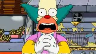 Krusty el payaso anunciando el whooper de Burger King [YOUTUBE SPOTS]