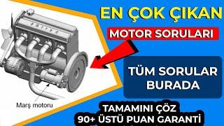 Ehliyet Motor Soruları / Motor Soruları / Ehliyet Sınav Soruları / Motor Bilgisi / Motor Dersi