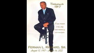 Celebration of Life Ferman L Richard Sr