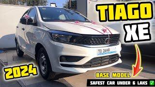 Tata Tiago XE 2024 Base Model Review  Tata Tiago Base Model Review  Vahan Official