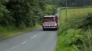 Fully loaded AEC Marshal hill climbing