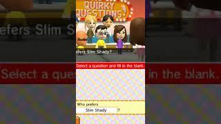 Quirky Questions #tomodachiLife #tl #tomolife #quirkyquestions #nintendo