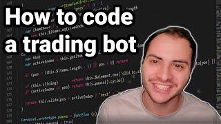 How to Code a Stock Trading Bot Class 1 of 5