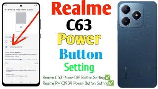 How To Realme C63 Power Off Button Setting(Uzzol Technology)