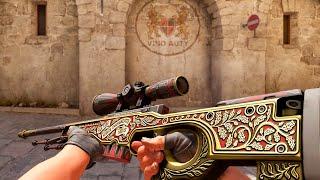 CS2 AWP | The Prince - Skin showcase all floats [4K60FPS]