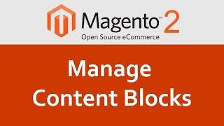 Magento 2 Tutorial #9 Create content blocks in Magento 2 | Magento 2 CMS block management