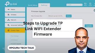 Steps to Upgrade TP Link WIFI Extender Firmware