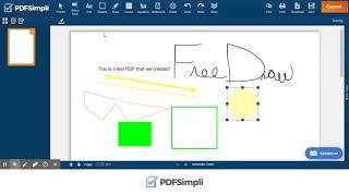 Free Draw And Add Shapes, Lines & Arrows To PDFs @ PDFSimpli.com