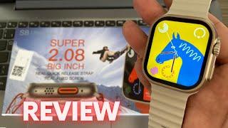 SMARTWATCH S8 ULTRA MAX - COM ASSISTENTE DE VOZ - TELA GIGANTE - REVIEW COMPLETO 