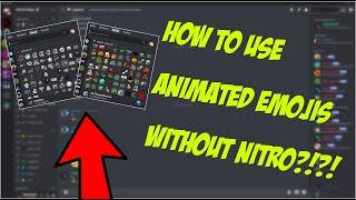 How To Use Animated Nitro Emojis WITHOUT NITRO?!?!?!?!?!?