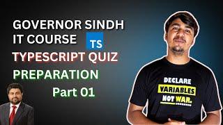 Governor Sindh Typescript  Quiz Preparation Part 1 #SaeedTech #viral #preparation