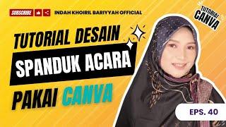 CARA DESAIN SPANDUK MUDAH DAN CEPAT #trik #tutorial #canvatutorial #canva #design #desain