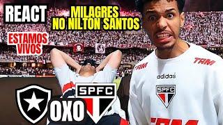 ESTAMOS VIVOS! REACT BOTAFOGO 0 X 0 SÃO PAULO EMPATE FOI GOLEADA - LIBERTADORES 2024