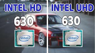 Intel HD 630 Vs Intel UHD 630 GTA V Benchamark