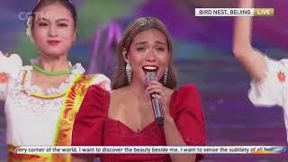 Aicelle Santos (Pinay Pride) at Beijing China Sings "I want or Nais Ko" HD Video