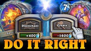 Craft Hearthstone Cards the Right Way! CRAFTING GUIDE and TIPS