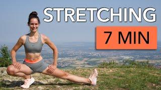 7 MIN STRETCHING AFTER RUNNING WORKOUT - STANDING POST RUN STRETCHES