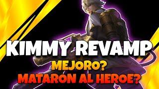 KIMMY REVAMP GAMEPLAY! MEJORO?  SE CARGARON EL HEROE? MLBB ESPAÑOL SV avanzado