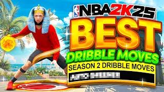 BEST DRIBBLE MOVES in NBA 2K25! FASTEST DRIBBLE MOVES in SEASON 2 NBA 2K25! Best Dribble Moves 2K25!