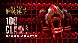 100 Blood Craft Claws - Project Diablo 2 (PD2)