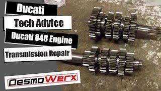 Ducati 848 Engine Strip - Transmission repair