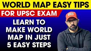 World Map for IAS Exam | Master With These Simple Steps