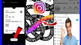 Fix Instagram Threads Option Not Showing Problem (2023) | Instagram Threads New Feature