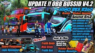 UPDATE !! OBB BUSSID V4.2 SOUND ETS2 HINO RK8 R260 | Grafik Hd | Telolet basuri Jkt48 & Nada Masha